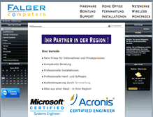 Tablet Screenshot of falger-computers.info